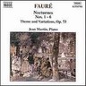 Faure: Nocturnes Nos. 1-6 / Theme And Variations Op. 73 cover