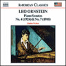 Ornstein: Piano Sonatas No. 4 & No. 7 / etc cover