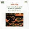 Bartok: Solo Violin Sonata Duos cover