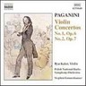 Paganini: Violin Concertos Nos 1 & 2 cover