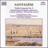 Saint-Saens: Violin Concertos No. 3 / Introduction And Rondo Capriccioso / etc cover