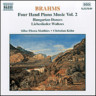 Brahms: Four Hand Piano Music Vol 2 (Incls Hungarian Dances) cover