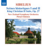 Sibelius: Scenes historiques I and II / King Christian II Suite cover