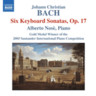 Bach, (J.C.): 6 Keyboard Sonatas, Op. 17 cover