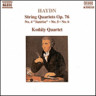 Haydn: String Quartets Op. 76, Nos. 4-6 cover