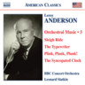 Anderson: Orchestral Music, Vol. 3 (Incls 'Plink, Plank, Plunk!' & 'The Syncopated Clock') cover
