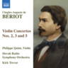 Beriot: Violin Concertos Nos. 2, 3 and 5 cover