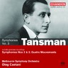 Tansman: Symphonies, Volume 3: Symphony No 2 & 3 / Quatre Mouvements pour orchestre cover