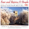 Fear and Rejoice, O People: Music for Advent and Christmas cover