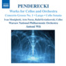 Penderecki: Works for Cello & Orchestra (Concerto Grosso No. 1 for 3 Cellos / Largo / Sonata for Cello and Orchestra) cover