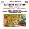 Leshnoff: Violin Concerto / Distant Reflections / String Quartet No. 1 cover