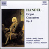 Handel: Organ Concertos Op 4 cover