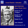 Beethoven: Piano Sonatas Nos. 17, 18 and 21 (Rec 1932-1934) cover