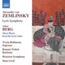 Zemlinsky: Lyric Symphony / Berg: 3 Pieces from the Lyric Suite cover