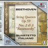 Beethoven: String Quartet Op. 59 Nos. 2 & 3 "Razumovsky" cover