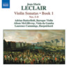 Leclair: Violin Sonatas: Book 1 - Nos. 5-8 cover