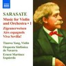Sarasate: Music for Violin and Orchestra, Vol. 1 (Incls 'Zigeunerweisen') cover