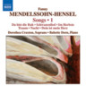 Mendelssohn, Fanny: Lieder, Vol. 1 cover