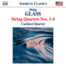 Glass: String Quartets Nos. 1 - 4 cover