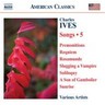 Ives: Songs, Vol. 5 cover