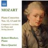 Piano Concertos Nos. 12, 13 & 14 (versions for Piano and String Quartet) cover