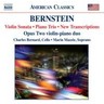 Bernstein: Violin Sonata / Piano Trio / New Transcriptions cover