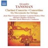 Clarinet Concerto / Concertino for Oboe, Clarinet and Strings / Six Movements for Strings cover