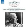 Dohnanyi: Symphony No. 2 & Two Songs cover