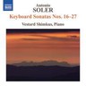 Soler: Keyboard Sonatas Nos. Nos. 16 - 27 cover