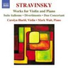 Stravinsky: Works for Violin and Piano cover