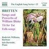 Songs and Proverbs of William Blake, Op. 74 / Tit for Tat / Folk Songs cover