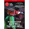 Shakespeare: All's well that ends well (recorded live at the Globe Theatre London in 2011) cover
