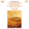 Schumann: Works for Oboe & Piano cover