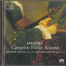 Handel:complete Violin Sonatas cover