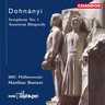 Dohnanyi: Symphony No. 1 / American Rhapsody cover