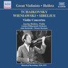 Tchikovsky/Sibelius/Wieniawski: Violin.Concertos cover
