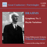 Brahms: Symphony No. 1 / Haydn Variations (1940 - 1950) cover