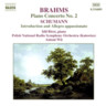 Brahms: Piano Concerto No. 2 / Schumann: Introduction and Allegro appassionato cover