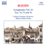 Haydn: Symphonies, Vol. 16 (Nos. 74, 75, 76) cover