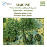 Martinu: Works for Cello & Piano Vol 2 cover