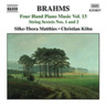 Brahms: Four-Hand Piano Music, Vol. 13 (String Sextets) cover