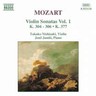 Mozart: Violin Sonatas Vol.1 [Nos 4, 5, 6 & 9] cover