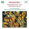 Prokofiev: String Qrts.1 & 2 / Cello sonata cover