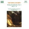 Mendelssohn: String Symphonies.Nos 1-6 cover
