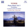 Weber: Piano Music Vol. 5: Overtures cover