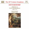 Dittersdorf: Dittersdorf: Sinfonias On Ovid's Metamorphoses, Nos. 4 - 6 cover