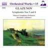Glazunov: Orchestral Works Volume 15: Symphonies 5 & 8 cover