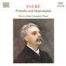 Fauré: Preludes And Impromptus cover