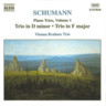 Schumann: Piano Trios No. 1, Op. 63 and No. 2, Op. 80 cover