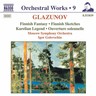 Glazunov: Orchestral Works Vol 9: Finnish Fantasy / Karelian Legend / etc cover